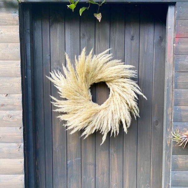 Pampas Grass Wreath - All Year Round Decor!