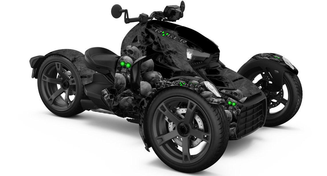 Can Am RYKER Decal Wrap Kit inferno Etsy