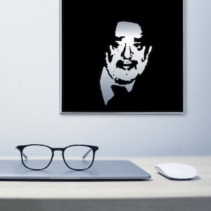 Rav Abba Shaul Metal Portrait | Jewish present for him | Gedolim pictures  | Chacham Abba Shaul in your home and office