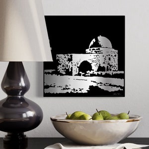 Kever Rachel artwork from metal| Modern Jewish Art | Picture of Kever Rochel | Rachel&#39;s Tomb artwork | Gift for a Jewish home