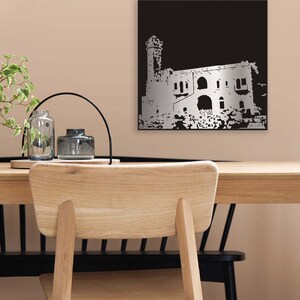 Kever Shmuel artwork from metal | Modern Jewish Art | Picture of Kever Shmuel | Jerusalem artwork | Gift for a Jewish home