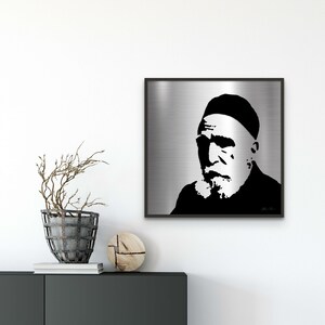 Rav Moshe Feinstein Metal Portrait | Jewish Gift for him | Gedolim pictures | Reb Moshe picture