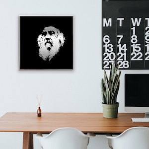 The Steipler Gaon metal portrait | Rav Yaakov Yisrael Kanievsky | Gedolim pictures | Jewish gift | Special gift for him