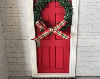 Mini Dollhouse Christmas Wreath