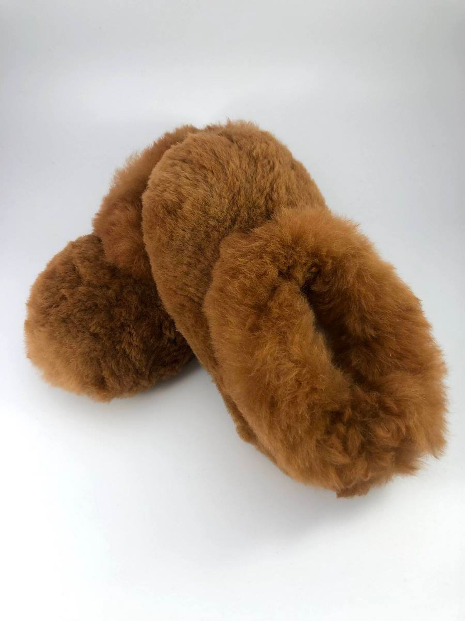 yeezy slippers with fur