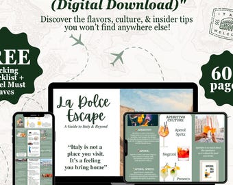 Guía de viaje a Italia: Itinerario, consejos y lista de equipaje (descarga digital)