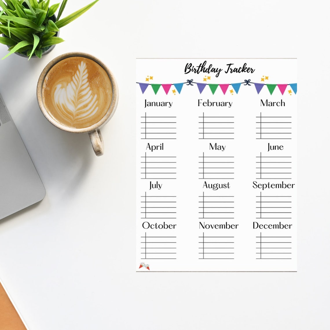 Printable Birthday Tracker, Birthday Planner, Birthday Tracker - Etsy