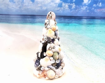 Seashell Tree for Wedding Décor, Table Centrepiece, Bathroom Ornament, Holiday Home or Beach Themed Gift