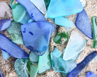 Cornish Sea Glass: Natural Tumbled Craft Supplies for Jewelry & Mosaics