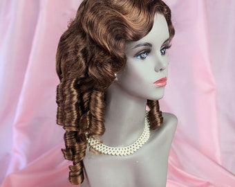 Victorian Wigs, Hair Pieces  | Victorian Hair Jewelry Vintage Synthetic Fiber 20