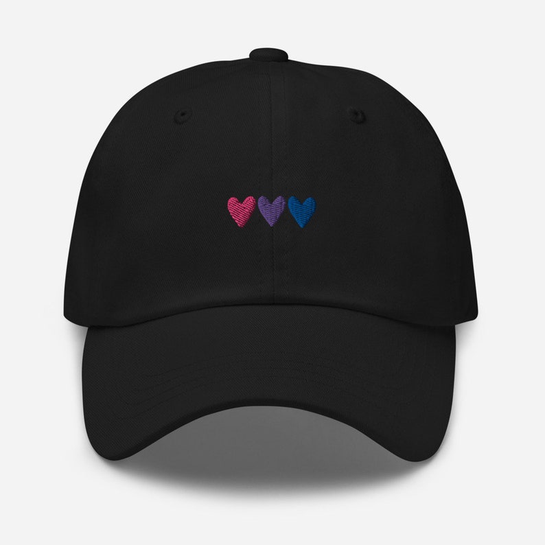 Bi Flag Queer Eye Embroidered Dad Hat Bisexual Flag Bisexual Gay Pride LGBTQ Bisexual Pride Bi Pride LGBT Flag LGBT Baseball Hat