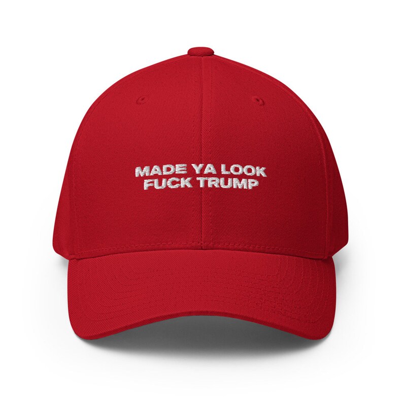 Black Lives Matter Made Ya Look Fuck Trump Hat Anti Racism Baseball Cap Embroidered Cotton Adjustable Dad Hat Civil Rights Protestor Hat