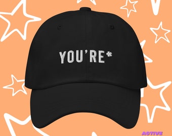 You’re a Grammar Police - English Teacher Gift - Embroidered Hat - Baseball Cap - Dad Hats - Adjustable Vintage Hat