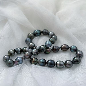 13mm Tahitian Baroque Pearl Stand/Sea pearl strand/Pearl necklace/Gift for her/Gift for Mom