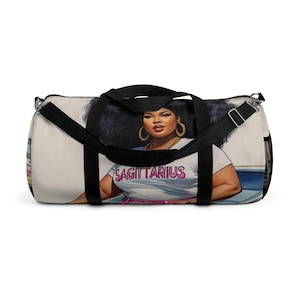 Sagittarius Duffel Bag: Zodiac Gym Tote - Astrology Gift