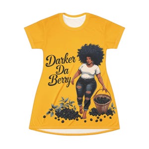 Vibrant T-Shirt Dress: Bold Graphic Design, Lightweight Polyester