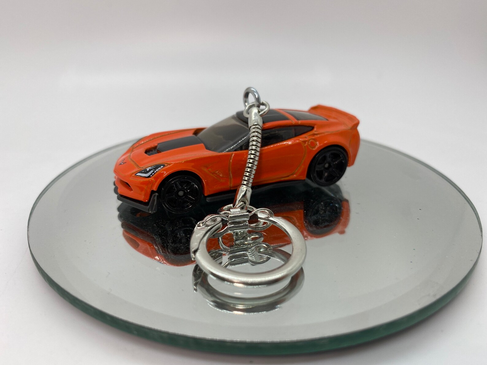 HOT WHEELS key chain Corvette C7 Z06 Etsy