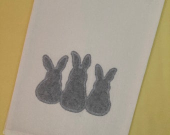BONETAT Funny Bunny Butt Kitchen Towels - Waffle Weave, 16x23.5 Inches, Easter & Decorative Dish Towels