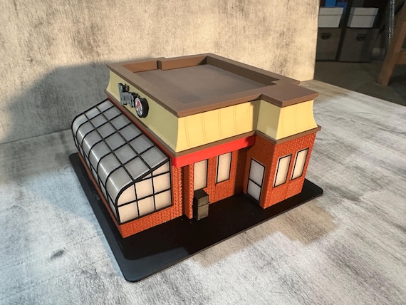 Windes　D-41・J-45STD　ミニチュア模型 Retro Wendy's 1:64 Diorama 3D Print by 3dstylez - Etsy