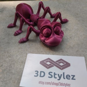 Flexi-Ant. Articulated kids desk toy. Fidget toy. Flexi-Factory