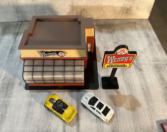 Retro Wendy's 1:64 Diorama 3D Print by 3DStylez