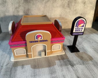 Retro Taco Bell 1:64 Diorama 3D Print by 3DStylez