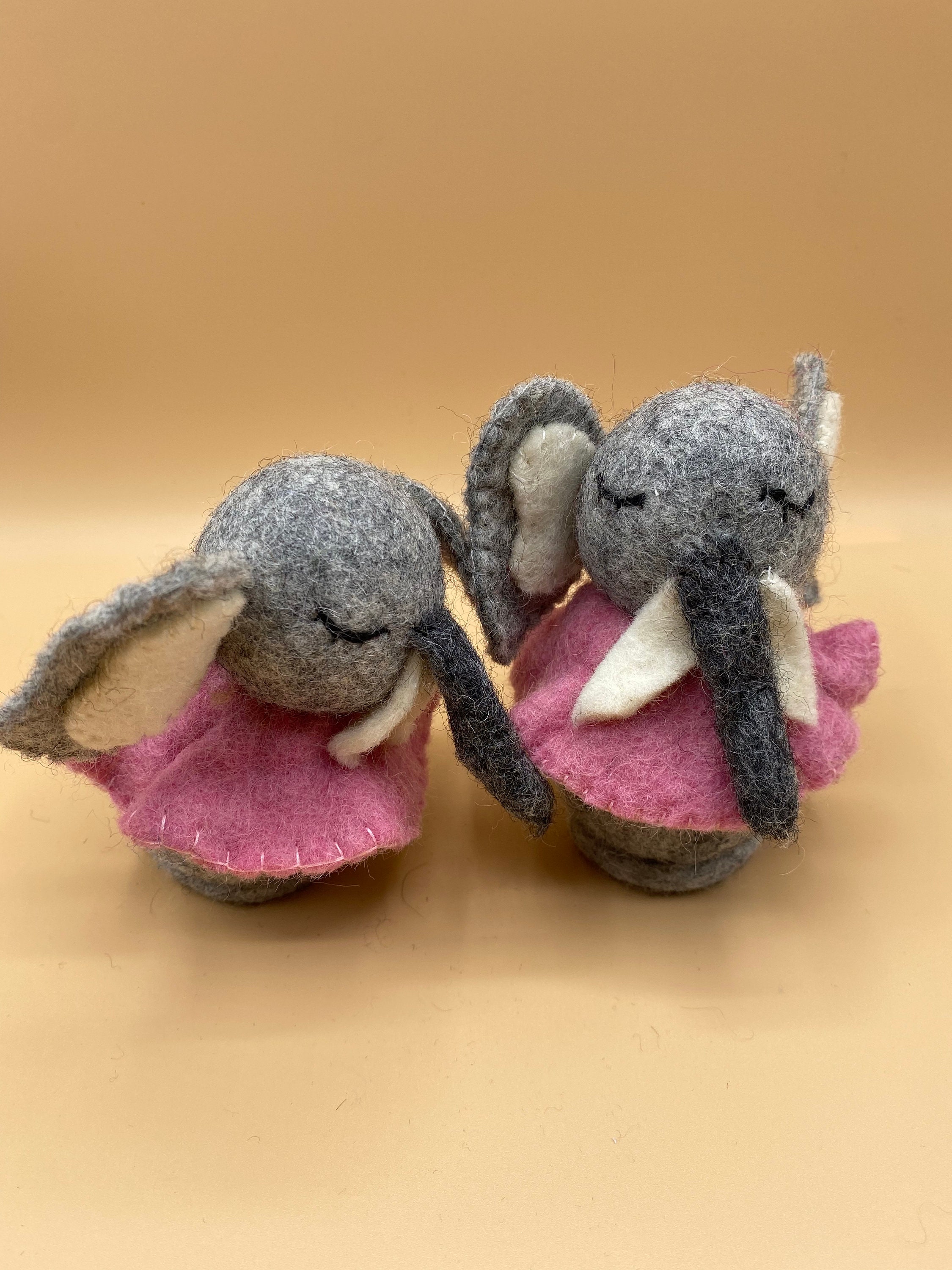 Niedliche Filz-Maus Ornamente – Handgemachte Woll-Mäuse Als Weihnachts- Oder Halloweendeko (ca. 8 Cm)