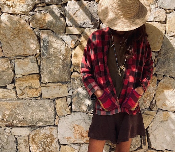 KANTHA VINTAGE JACKET, kantha quilt