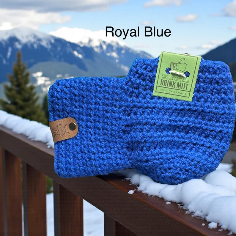 Solid Color Beverage Mitten - Etsy