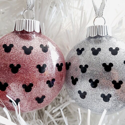 Disney Themed Christmas Ornaments Mickey Mouse Themed Etsy