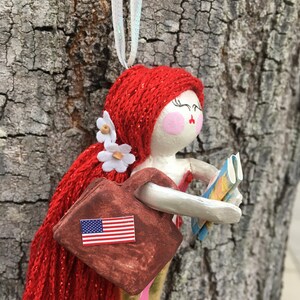 Mermaid Ornament &quot;The Traveler&quot;