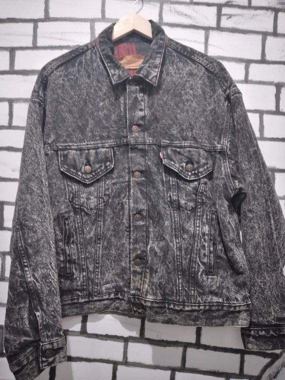 1970 black washed levi's