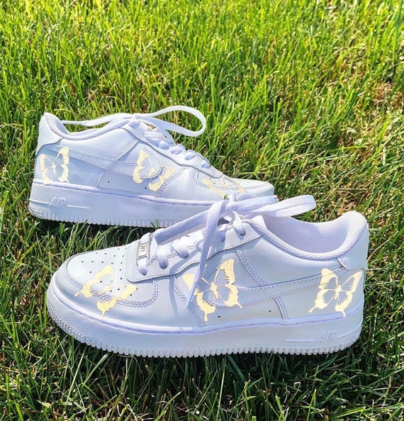 MARIPOSAS REFLECTANTES DE LUZ / Nike Air Force 1 - Etsy