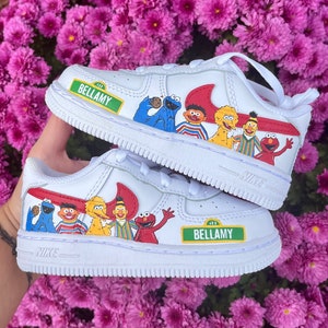 Personalizable Sesame Street Custom Nike Air Force 1 Sneakers *All Sizes* | Baby/Toddler Gift Ideas