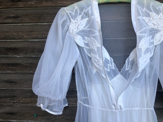 Vintage White Nightgown Lingerie Set