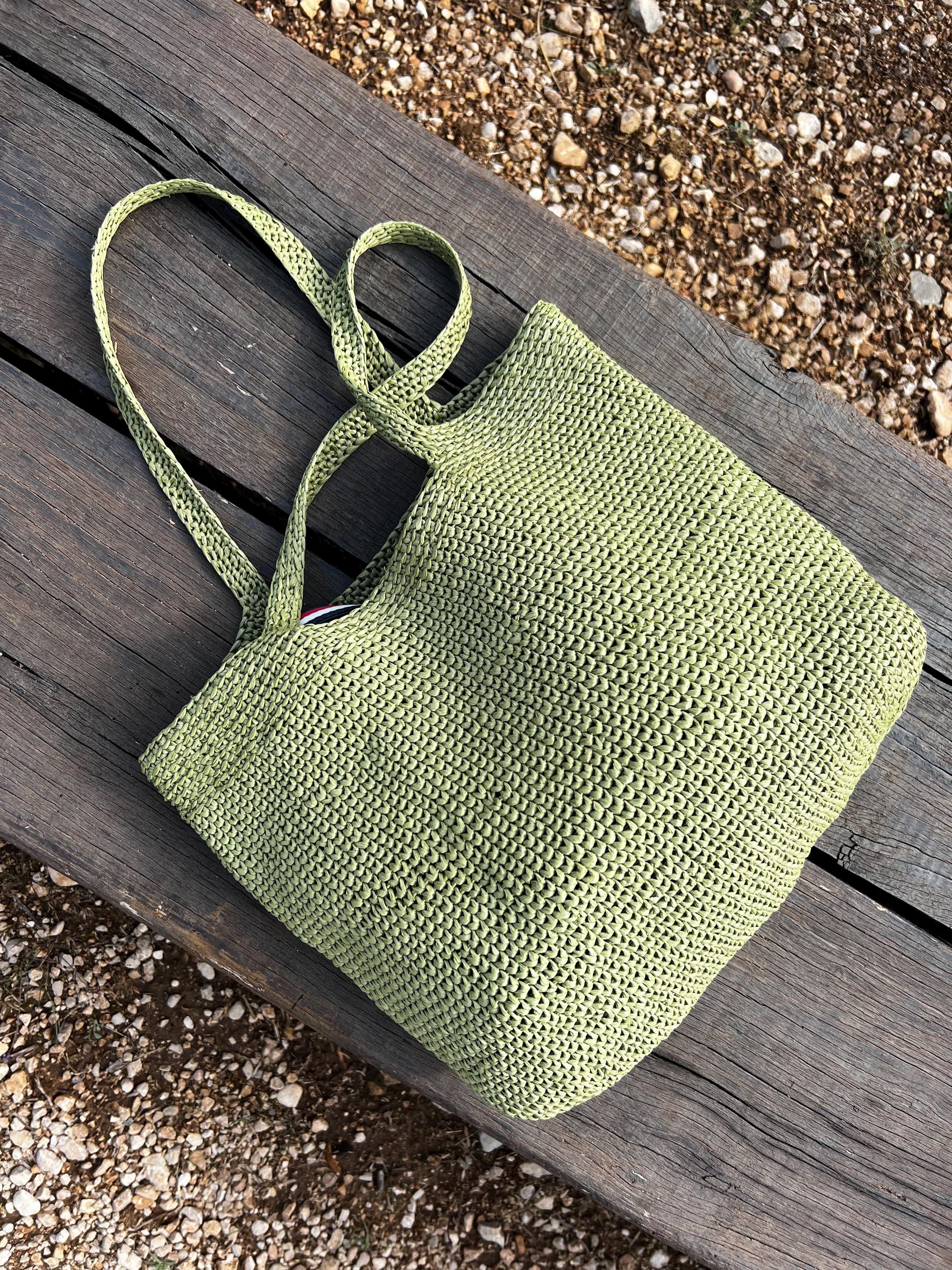 Uncinetto Borsa in Raffia UK