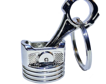Piston Keyring Keychain,zinc Alloy Piston Key Ring Key Chain - Foto 6
