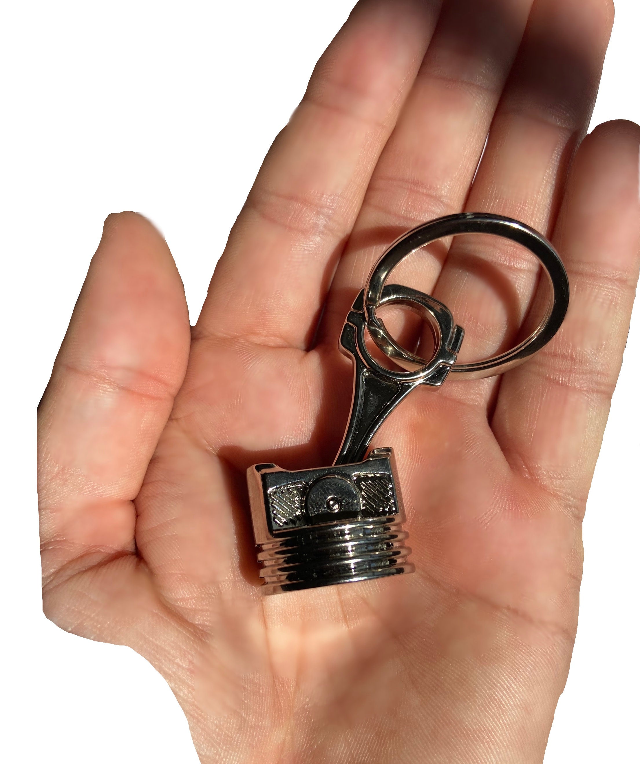 Piston Keychain, Piston Car Part Keychain, Car Keychain, Car Keyring, Auto Parts Keychain Etsy