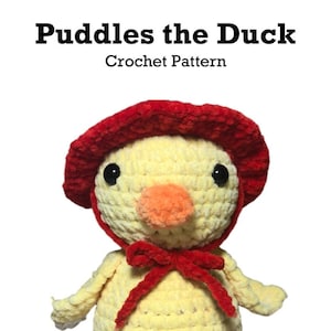 Puddles the Duck Crochet Pattern