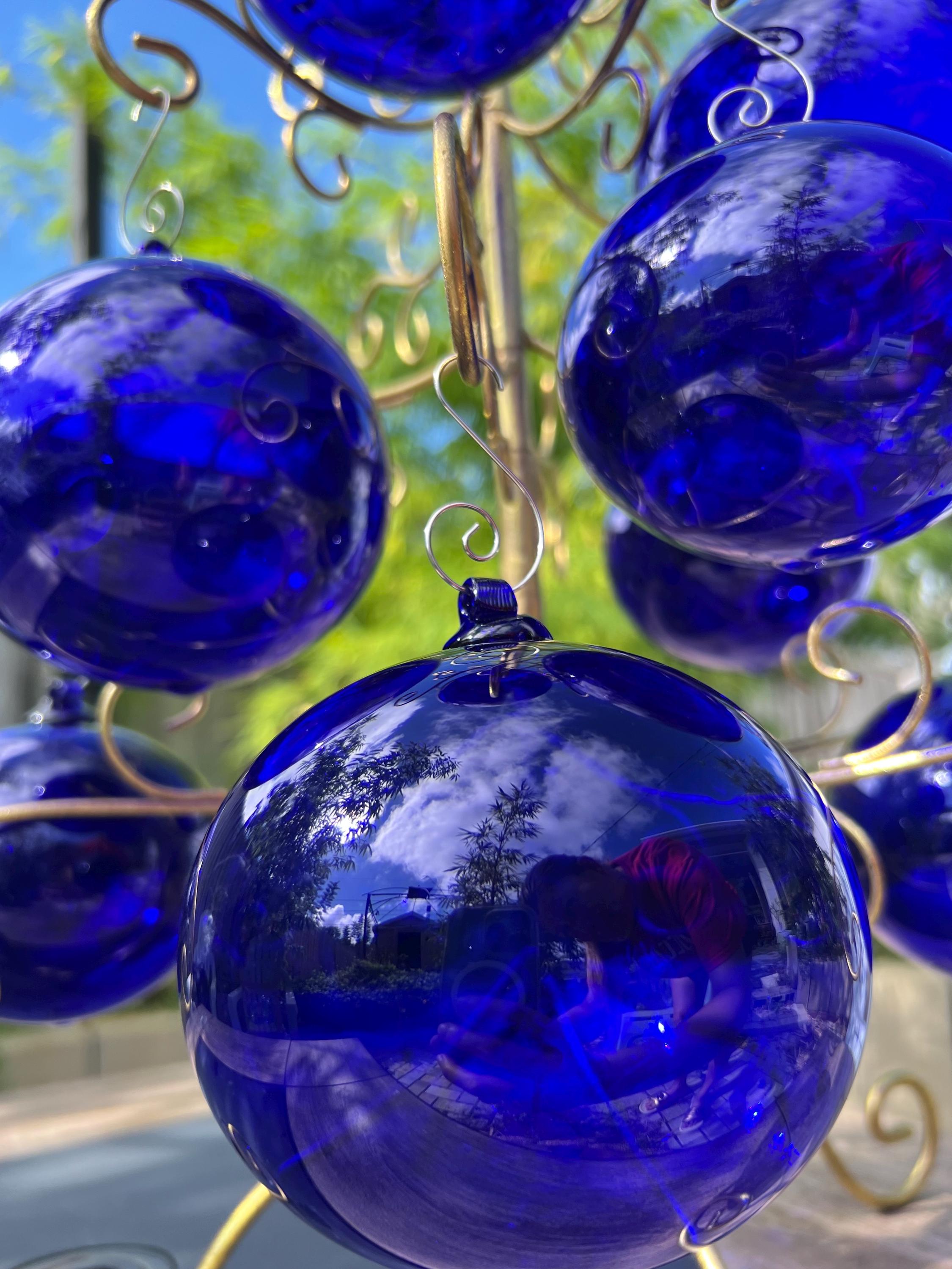 コバルトブルーのオーナメント 5個で60個 - Etsy 日本