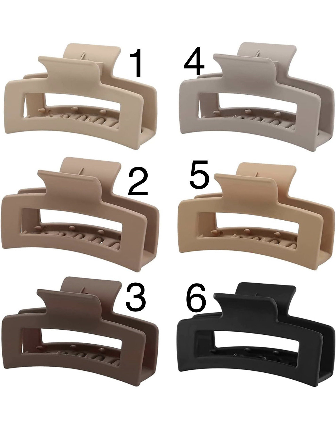 Genuine Hair On Hide, Western Cowhide Claw Clip