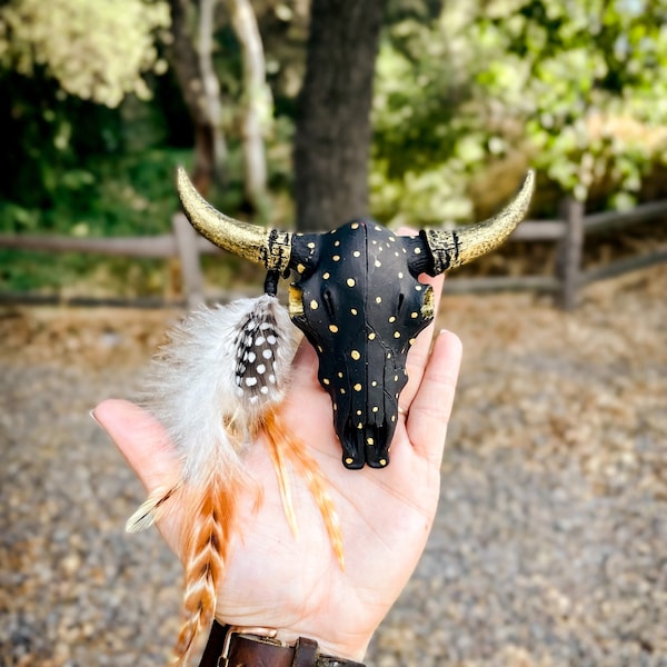 Car Charms Rear View Mirror Skull Etsy