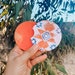 Custom Resin Western Aztec Punchy Coral Print Car Coaster 