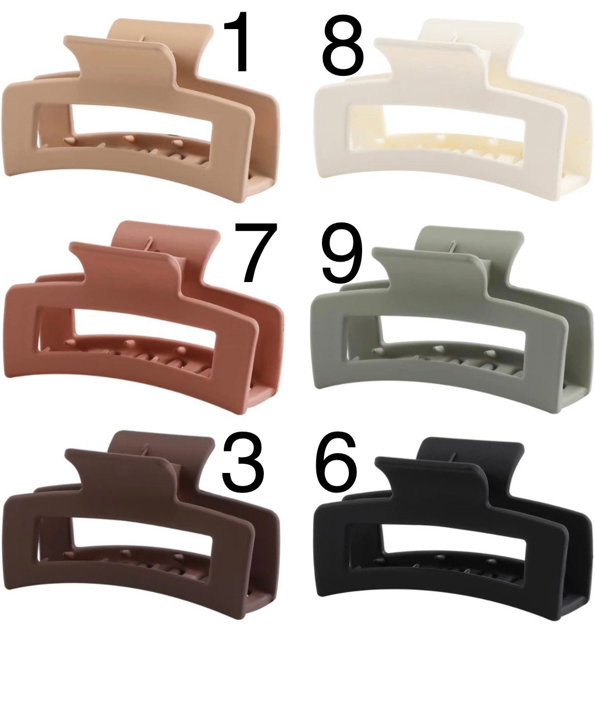 Genuine Hair On Hide, Western Cowhide Claw Clip