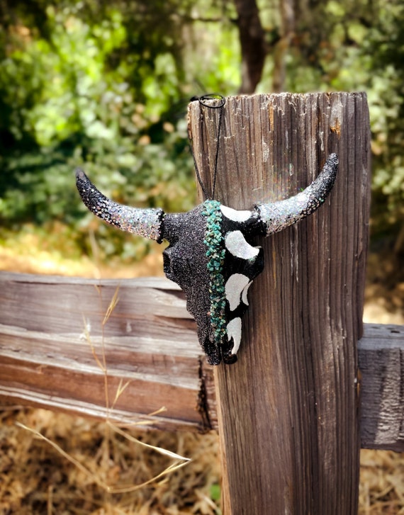 Cow rear view mirror on sale hanger