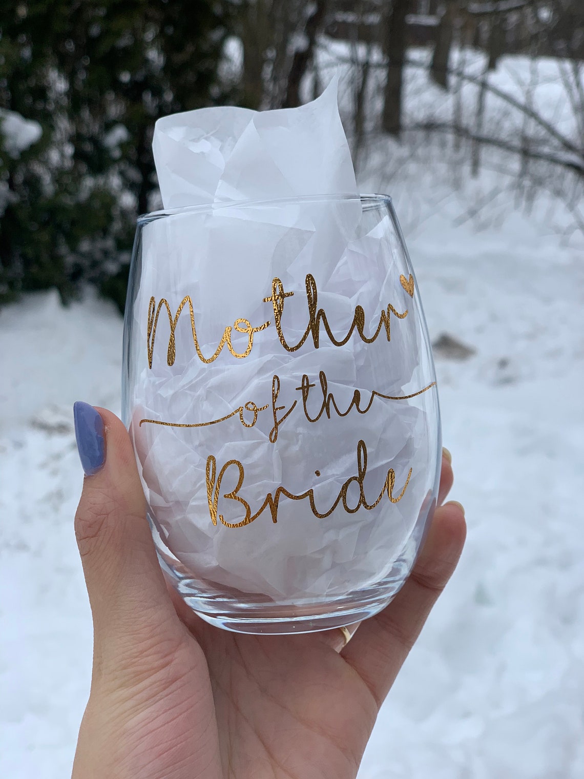 Custom Bridal Party Wine Glass DECAL Bride/maid of Etsy