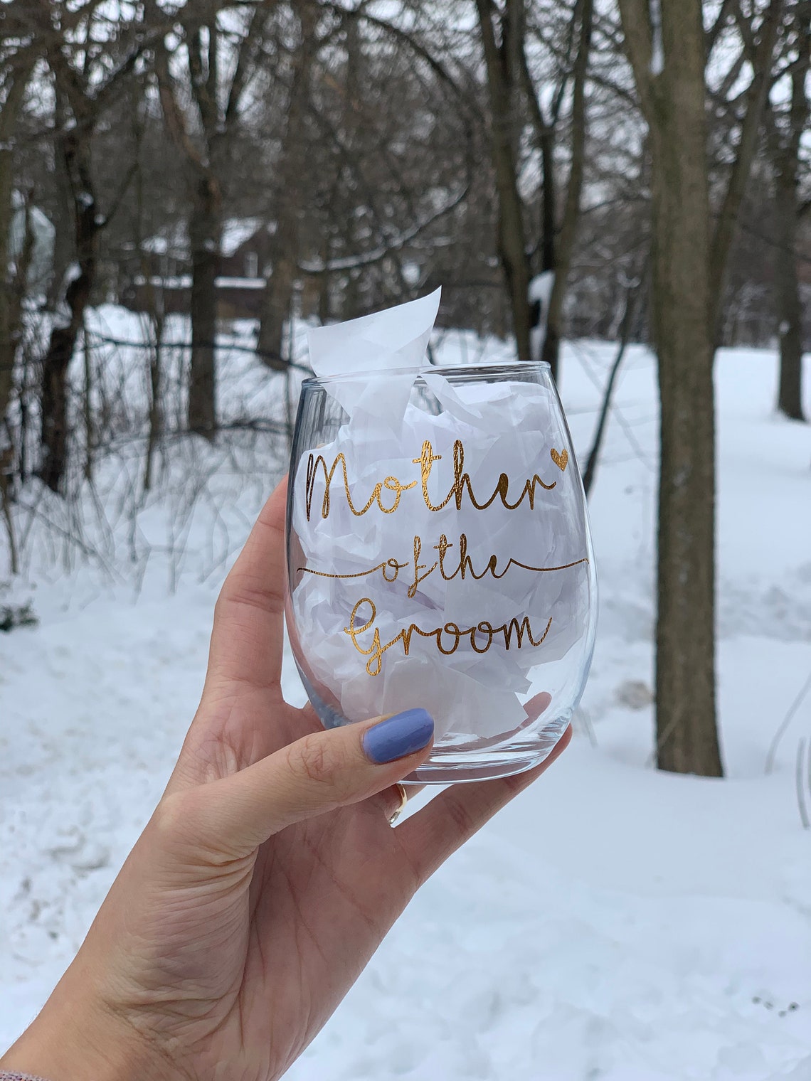 Custom Bridal Party Wine Glass DECAL Bride/maid of Etsy