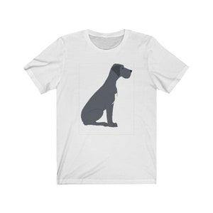 Zwarte Grote Deen Shirt, Dog Lover Shirt, Dog Mom Shirt, Vet Tech Gift