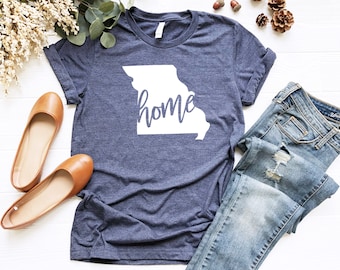 Missouri Home Shirt, Missouri Tshirt, Missouri Shirt, Missouri Gifts, Gift for Her, State Shirt, Missouri T-Shirt, Linda Missouri Shirt
