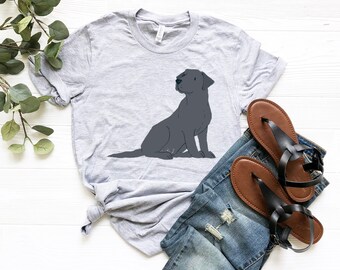 Schwarzes Labrador Shirt, Hundeliebhaber Shirt, Hunde Mama Shirt, Vet Tech Geschenk